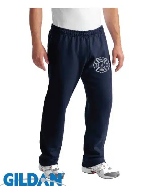 Open Bottom Sweatpants - Firemen Clothing